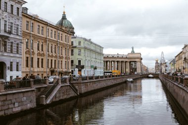 Su kanalı Griboedova, Saint Petersburg, Ekim 