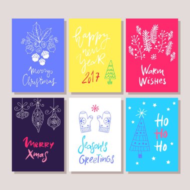 28 noel kartı seti.