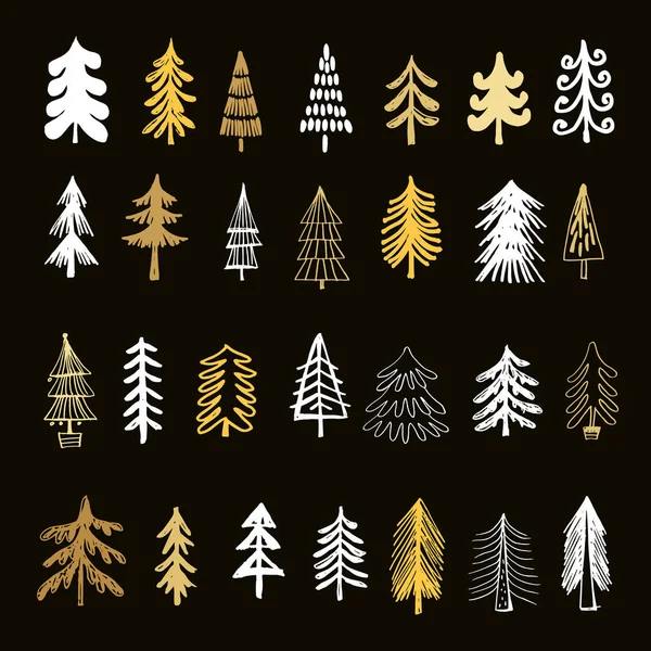 二、一组圣诞树2 — 图库矢量图片