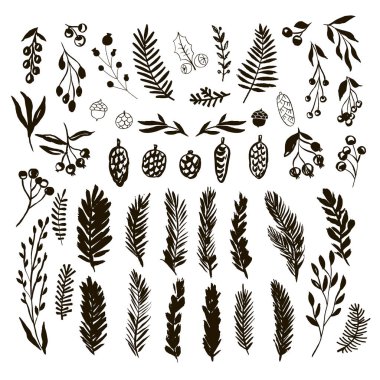 Noel karalama elementleri seti 5