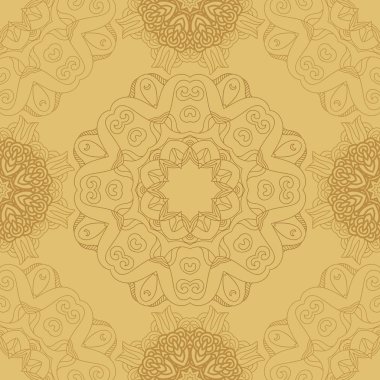 Mandala deseni 1color