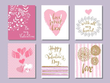 Valentine kart 18 'i ayarla