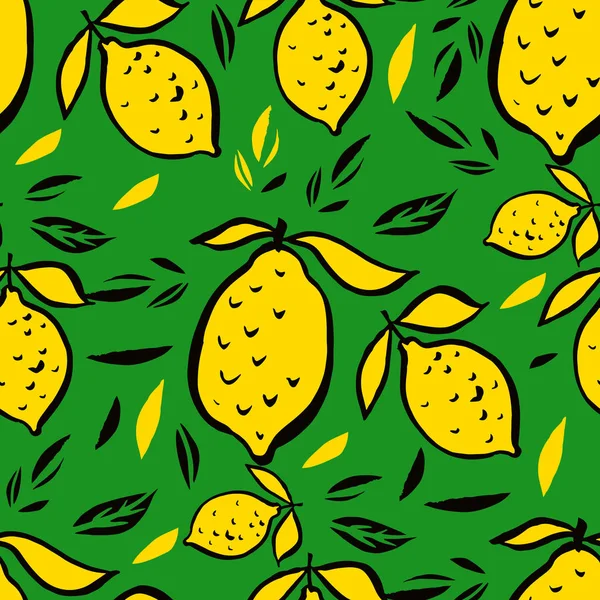 Lemon pattern n2 — стоковый вектор
