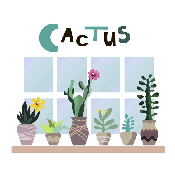 Cactus8 — стоковый вектор