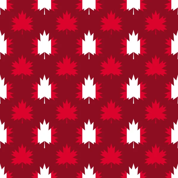 Maple leaf pattern3 — Stock Vector