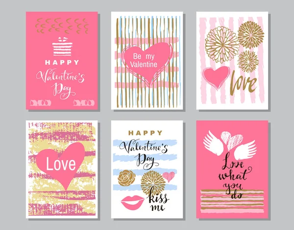 Love cards set 14 — Stock Vector