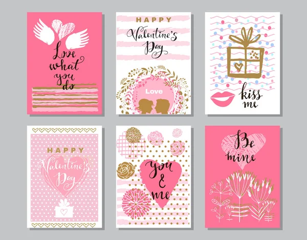 Love cards set 14 — Stock Vector