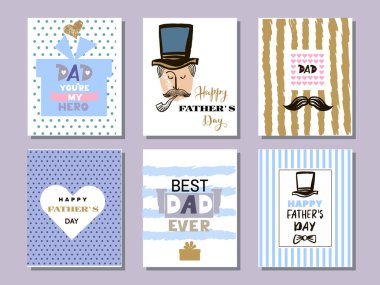 Babalar günü kartı koleksiyonu 2color