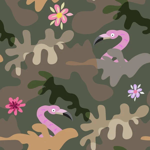 Camo motif sans couture 10 — Image vectorielle