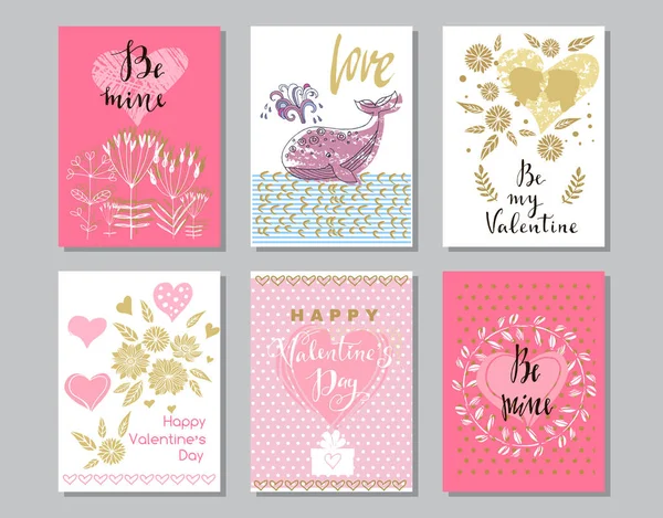 Love cards set 13 — Stock Vector