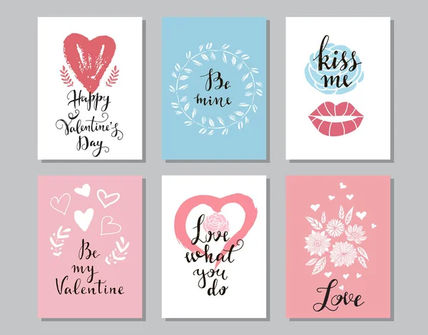 Love cards set 8 — Stock Vector