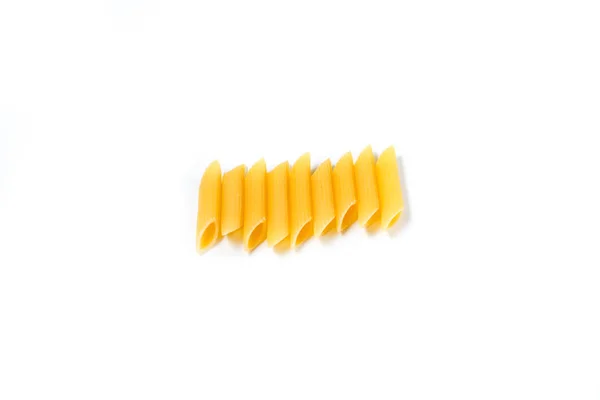 Pasta op een witte achtergrond — Stockfoto