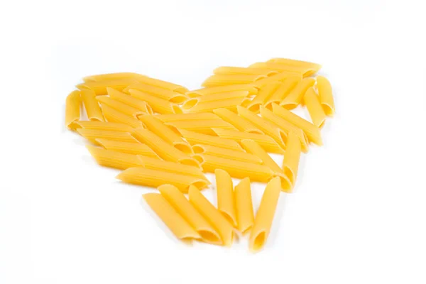 Pasta on a white background — Stock Photo, Image