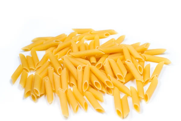 Pasta sobre un fondo blanco — Foto de Stock