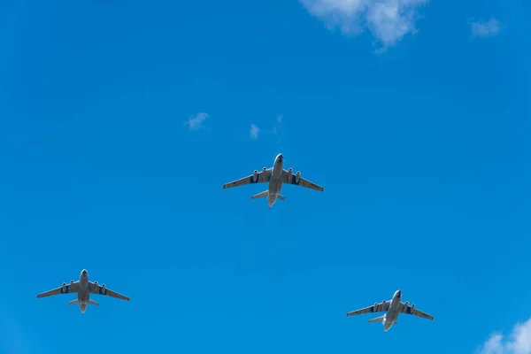 Rusia Desfile Mayo 2017 Avión — Foto de Stock