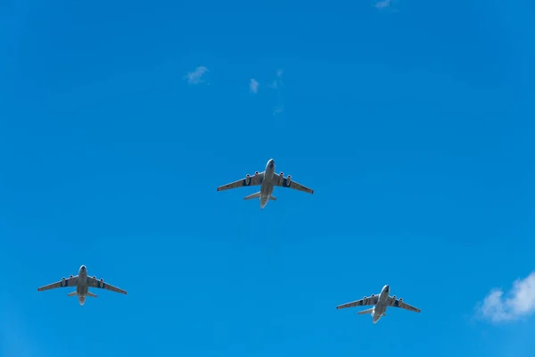 Russia Parade May 2017 Aircraft — Stock Photo, Image