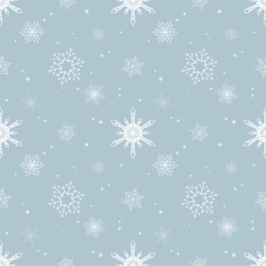 kar tanesi desen renk tonu katman pastel mavi renk arka plan