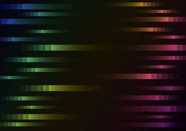 Duha barva pozadí rychlost abstraktních pixelů — Stockový vektor