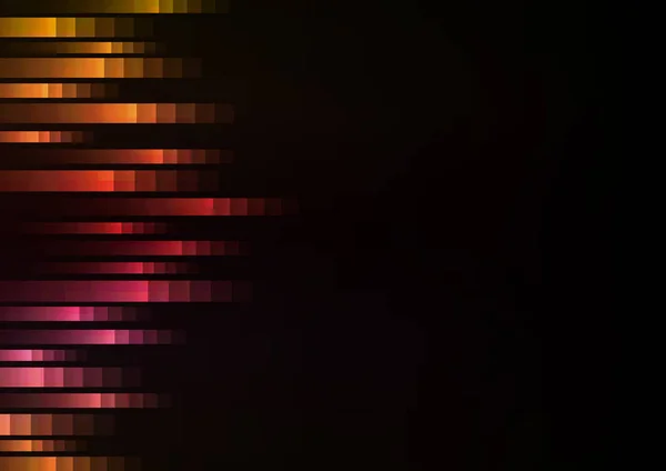 Θερμό χρώμα δρομέας ταχύτητας αφηρημένη pixel από πλευρά φόντο — Διανυσματικό Αρχείο