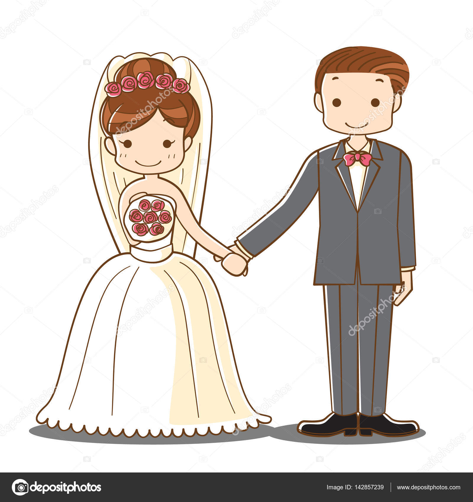 Konsep Populer Wedding Couple Cartoon