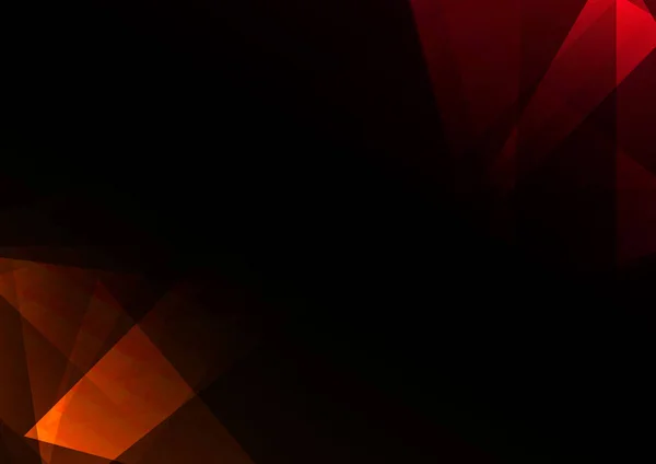 Cristal rouge abstrait fond sombre — Image vectorielle