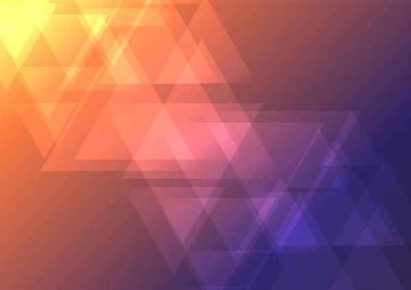 Donkere kleur schuine abstracte driehoek overlapping achtergrond — Stockvector
