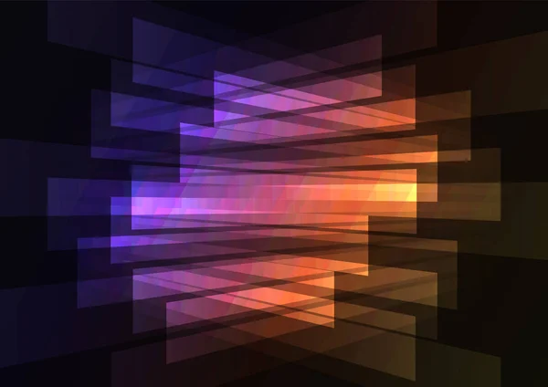 Multicolor spotlight reverse  abstract background — Stock Vector