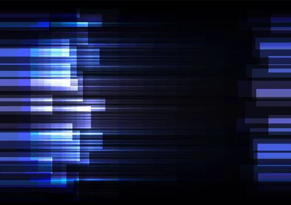 Синя Панель Швидкості Перекривається Темному Фоні Фон Шару Смуги Шаблон — стоковий вектор
