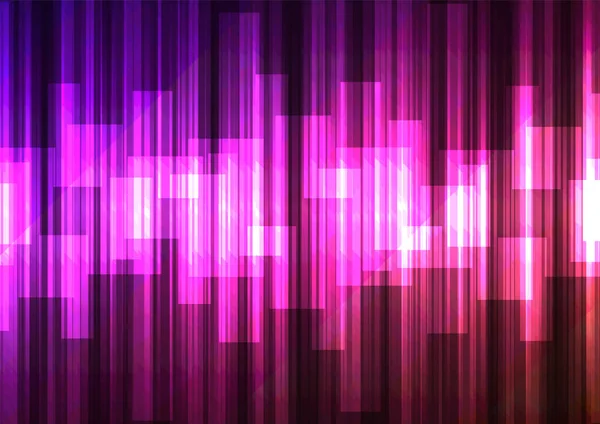 Pink Speed Bar Overlap Dark Background Stripe Layer Backdrop Technology — Stock Vector