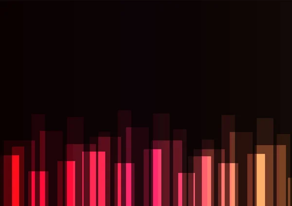 red stripe overlap in dark background, bar layer backdrop, technology template, vector illustration