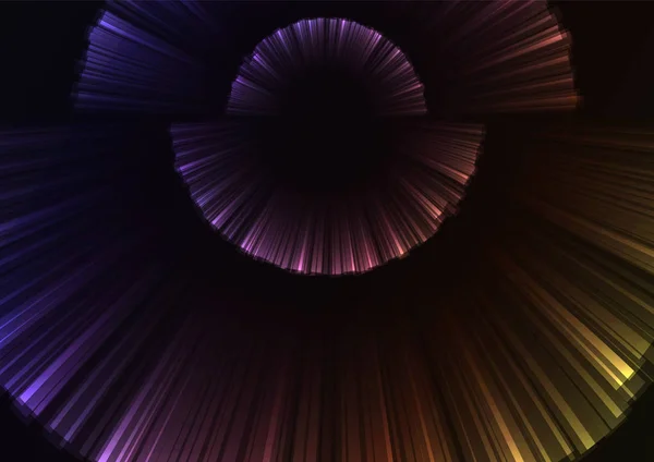 Αφηρημένη Κύκλο Επικάλυψη Φύλλο Φόντο Στρώμα Ψηφιακή Γραμμή Ουράνιων Τόξων — Διανυσματικό Αρχείο