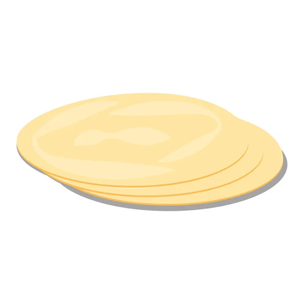 Tortilla's, pita. Brood vector — Stockvector