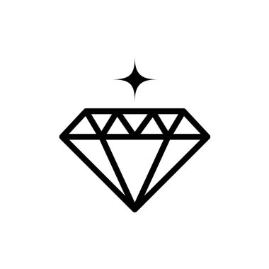 Parlak pırıltılar, vektör simgesi. Doğrusal düz