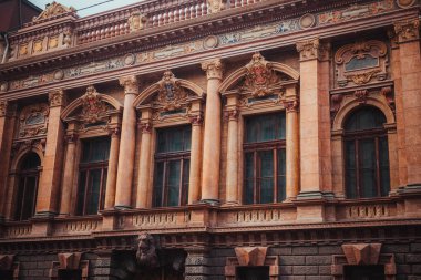  Odessa, Ukrayna - 14 Temmuz. Güzel Odessa, Ukrayna Bina