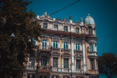 Sarı-beyaz, Odessa'da bina
