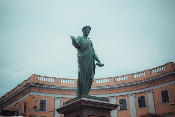 Monument to Duke de Richelieu in Odessa