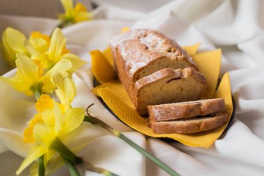 Taze dilimlenmiş cupcake
