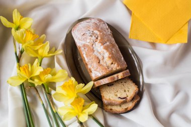 Taze dilimlenmiş cupcake