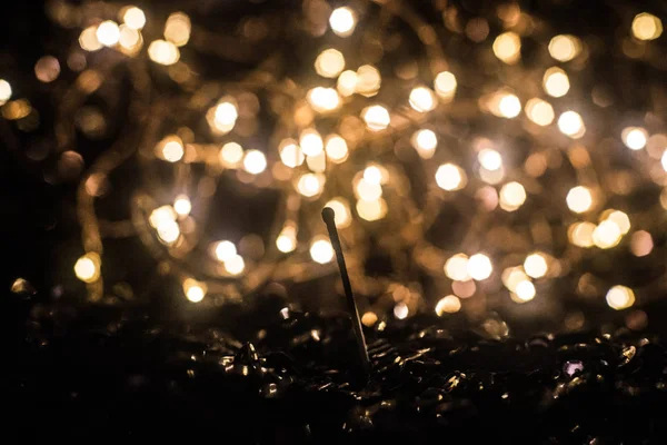 August Ukraine Kiev Photo Extinct Candle Backdrop Lights Photo Symbolizes — Stock Photo, Image