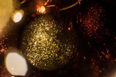 Noel süslemeleri ve çelenklerinin arka planı