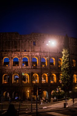 İtalya / Roma 14. Aralık 2019 Fotoğraf Kolezyumu