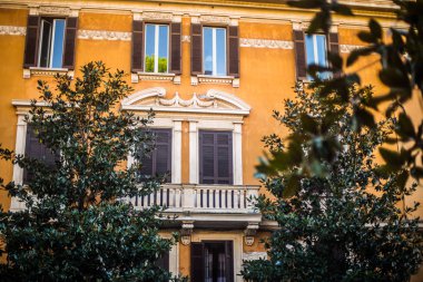 İtalya / Roma 14. Aralık 2019 Kasabanın sokakları