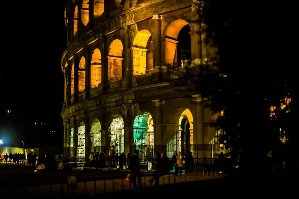 Itália Roma Dezembro 2019 Foto Coliseu — Fotografia de Stock