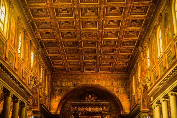 Italie Rome Décembre 2019 Basilique Santa Maria Maggiore Photo Une — Photo