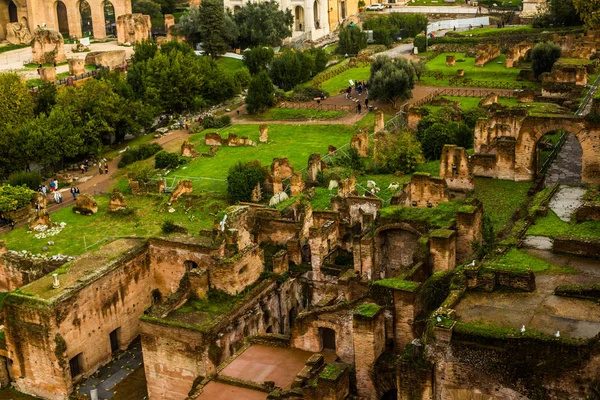 Italia Roma Diciembre 2019 Las Ruinas Del Foro Romano —  Fotos de Stock