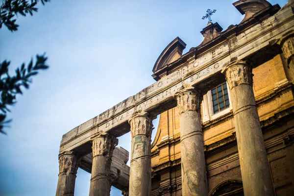 Talya Roma Aralık 2019 Roma Forumunun Kalıntıları — Stok fotoğraf