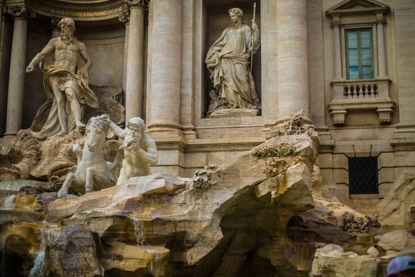 Italie Rome Décembre 2019 Fontana Trevi Fontaine Des Amoureux — Photo