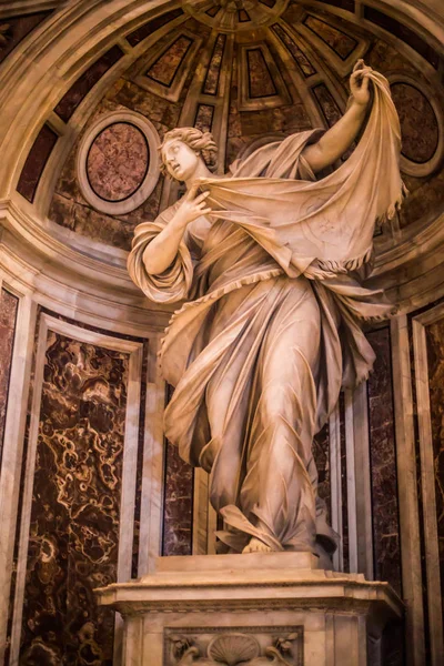 Italy Rome December 2019 Sculptures Decorations Vatican Museum — 스톡 사진