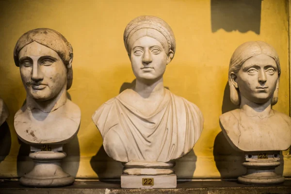 Italia Roma Diciembre 2019 Esculturas Decoraciones Del Museo Vaticano —  Fotos de Stock