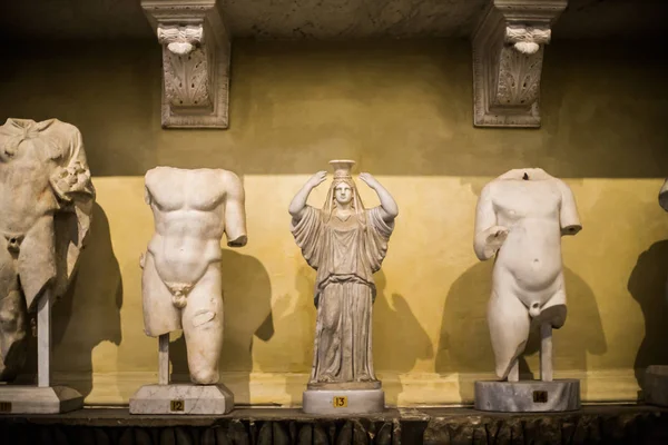 Italië Rome December 2019 Sculpturen Decoraties Van Het Vaticaans Museum — Stockfoto